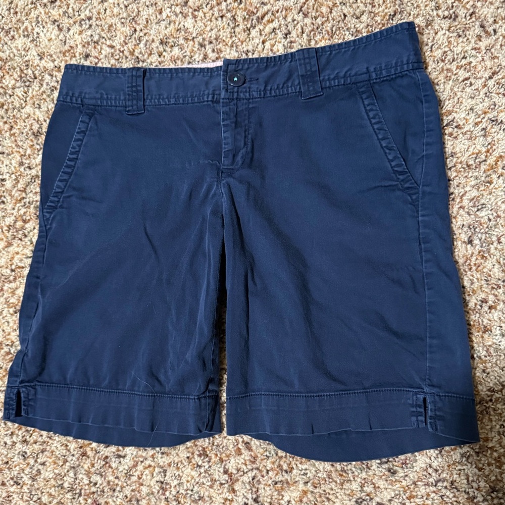 Lilly Pulitzer Blue Bermuda Shorts Classic Style